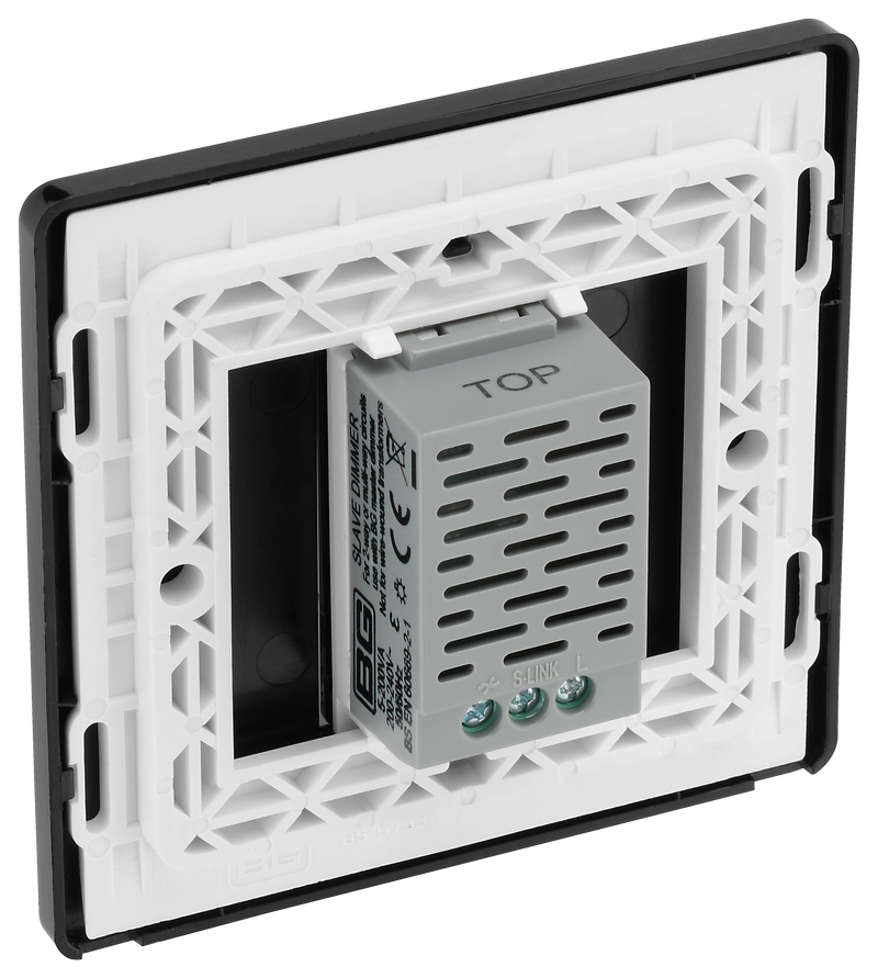 BG Electrical Evolve Polished Copper - Single, 2 way touch, 200W, secondary