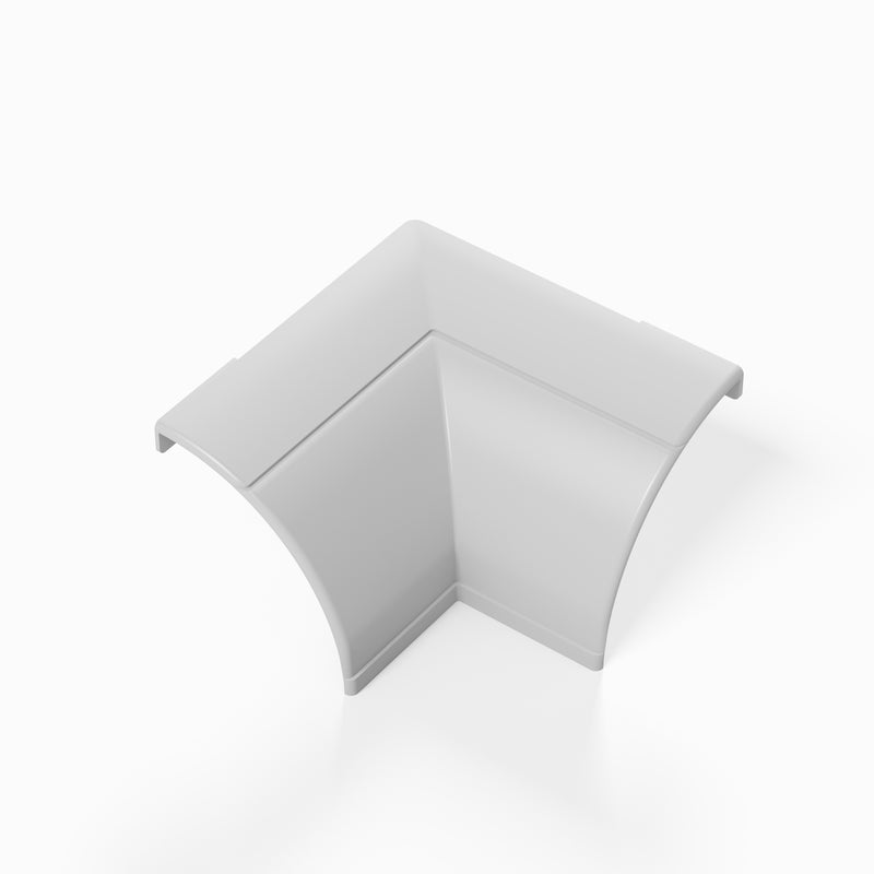 D-Line Trunking - 22x22mm White Internal Bend