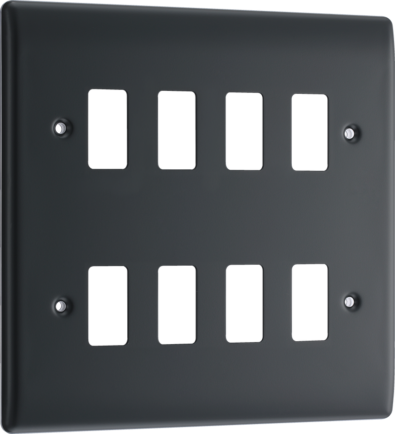 BG Electrical Grid - 8 module, square