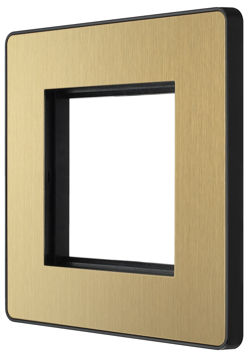 BG Electrical Euro Module - 2 module - square