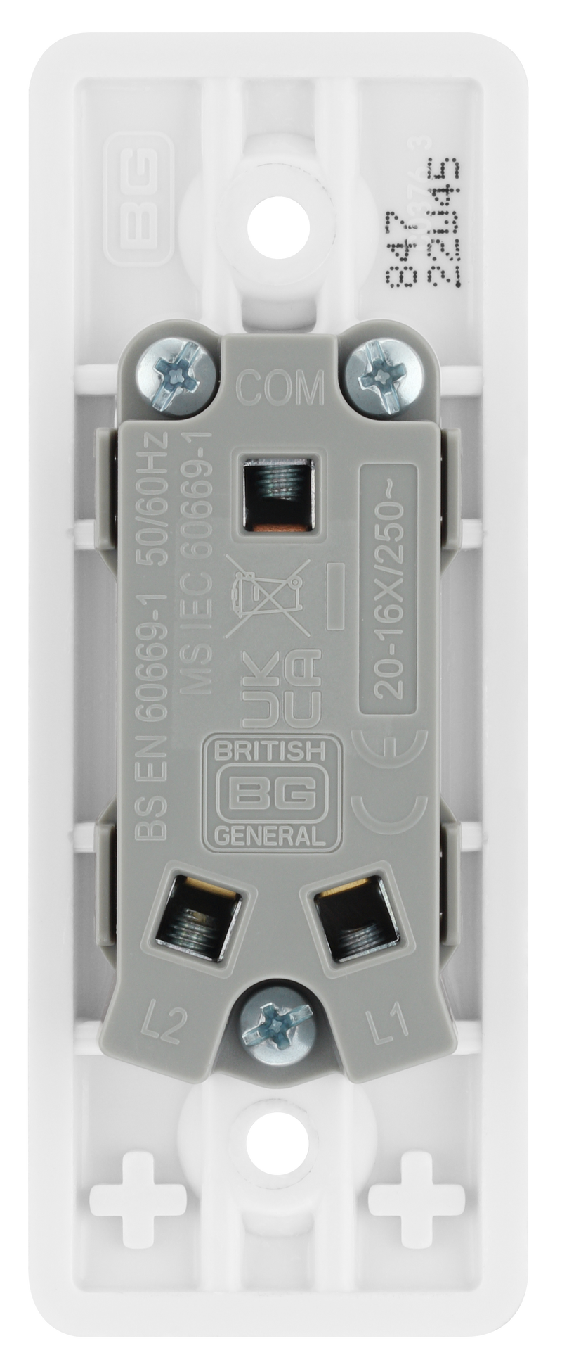 BG Electrical 800 Series - Single, 2 way