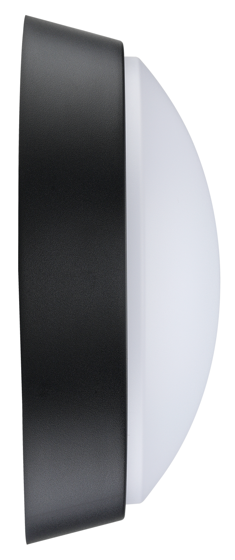 Luceco Ext Residential - Exterior residential bulkhead round 700lumens with white or black bezel