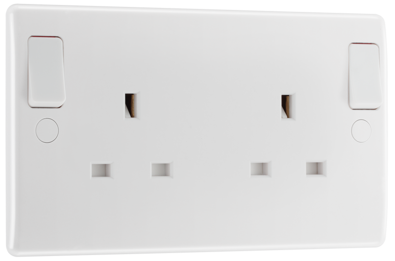 BG Electrical 800 Series - Double switched,double pole, outboard rockers