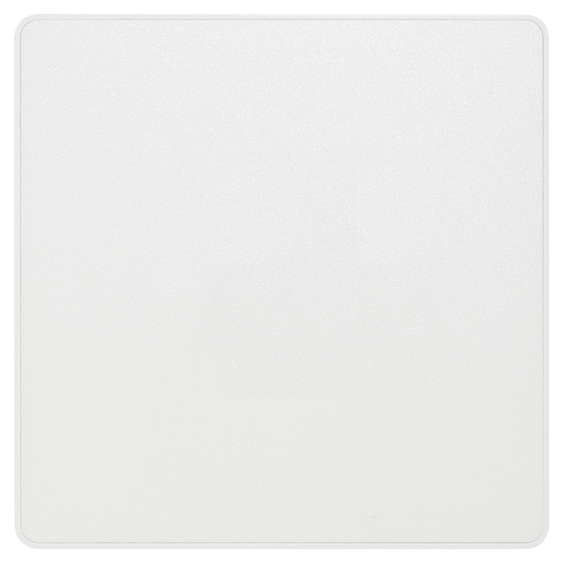 BG Electrical Evolve Pearlescent White - Single, blank plate