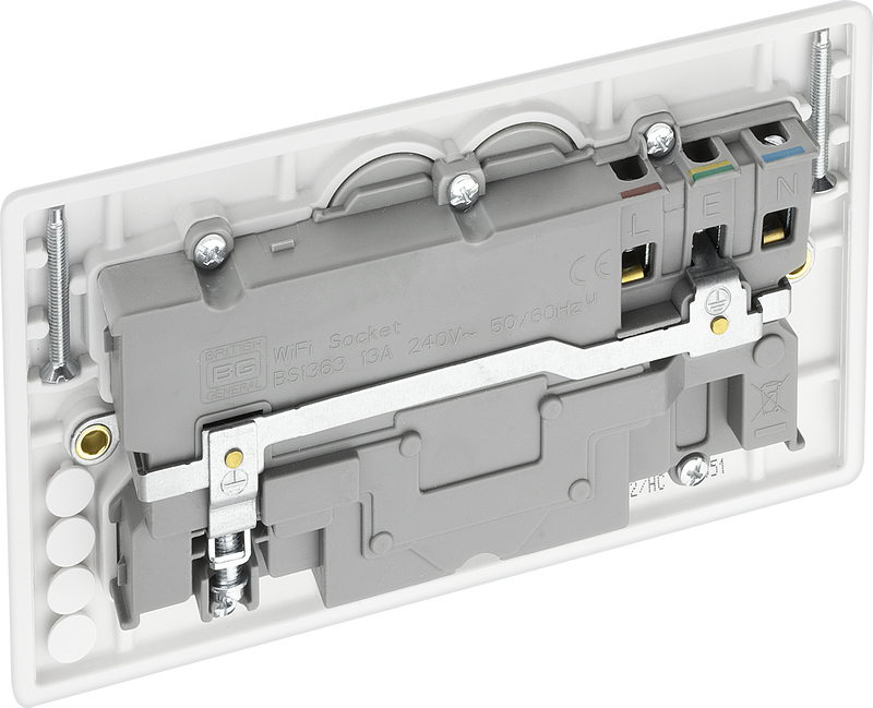 BG Electrical 800 Series - Double, switched, single pole with smart control