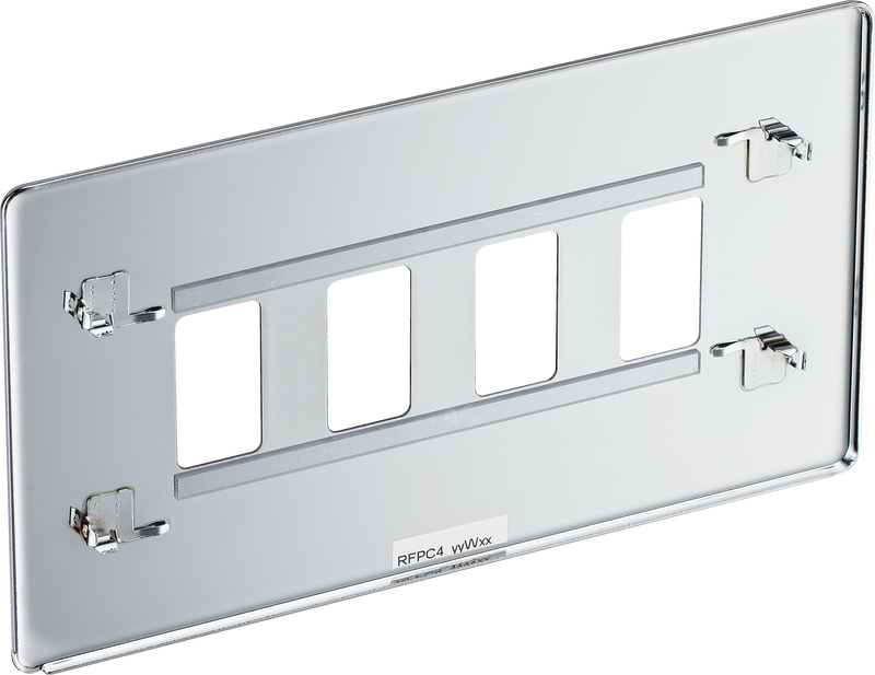 BG Electrical Grid - 4 module, rectangular