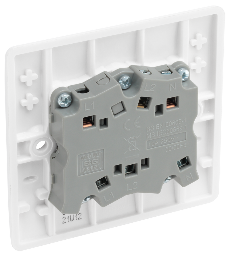 BG Electrical 800 Series - Triple pole fan isolator