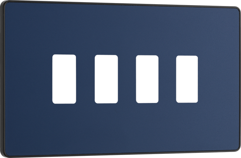 BG Electrical Grid - 4 module, rectangular