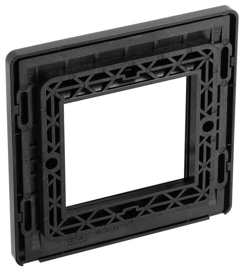 BG Electrical Euro Module - 2 module - square