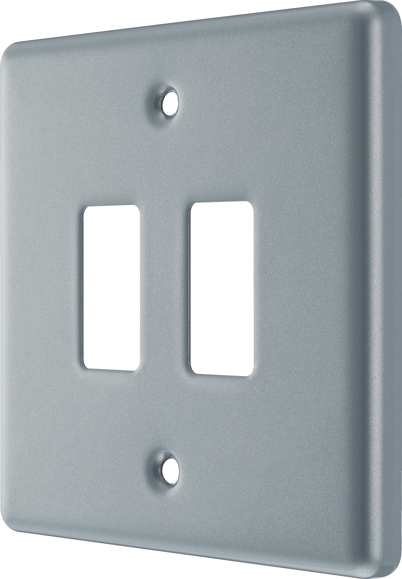 BG Electrical Grid - 2 module, square