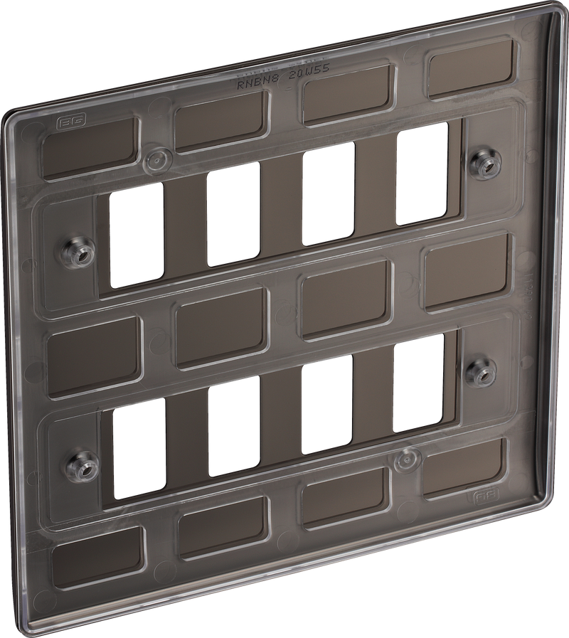 BG Electrical Grid - 8 module, square
