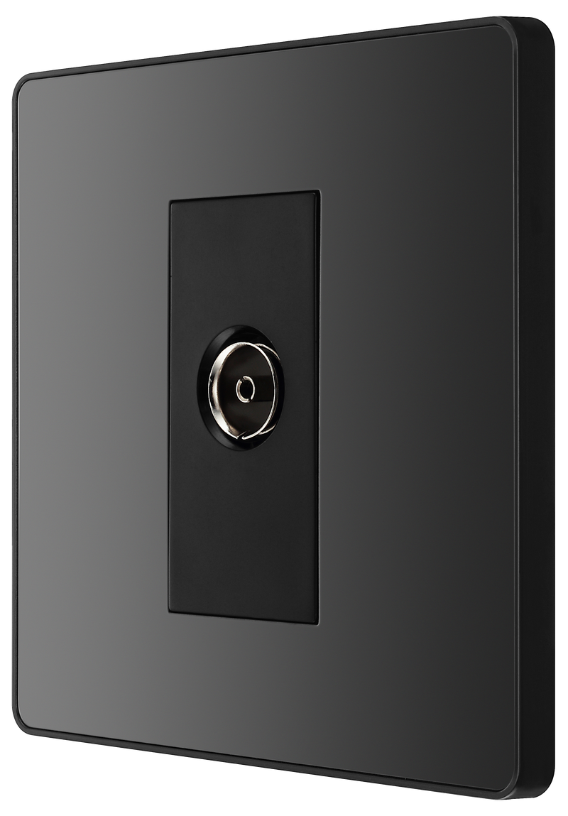 BG Electrical Evolve Black Chrome - Single, co-axial