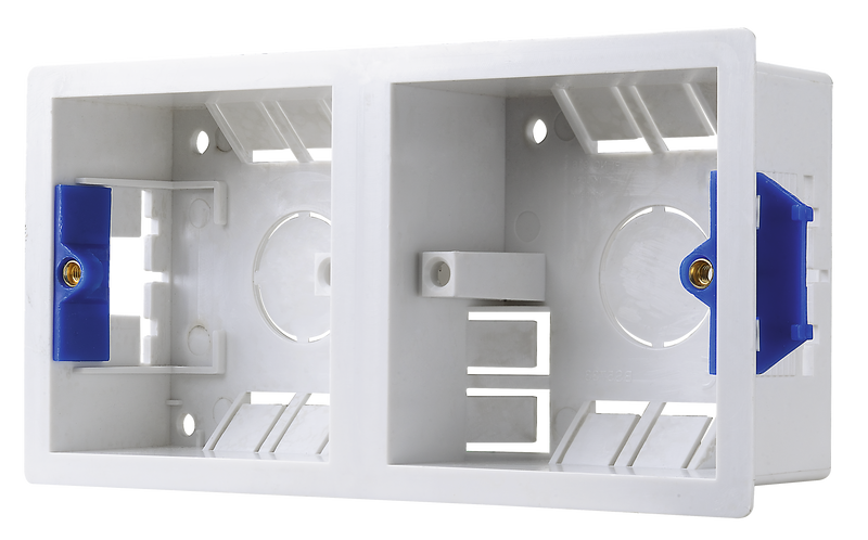 BG Electrical Contractor - Dual Dry Lining Box, 35mm