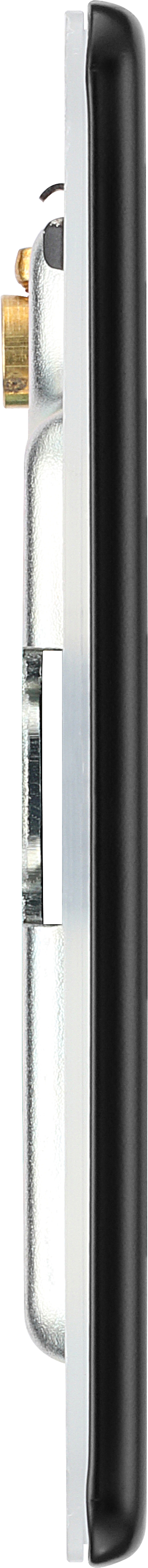 BG Electrical Flatplate Screwless Matt Black - Single, blank plate