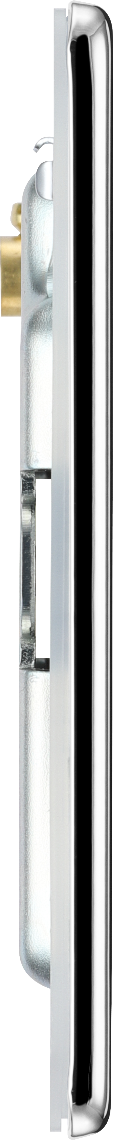 BG Electrical Flatplate Screwless Polished Chrome - Single, blank plate