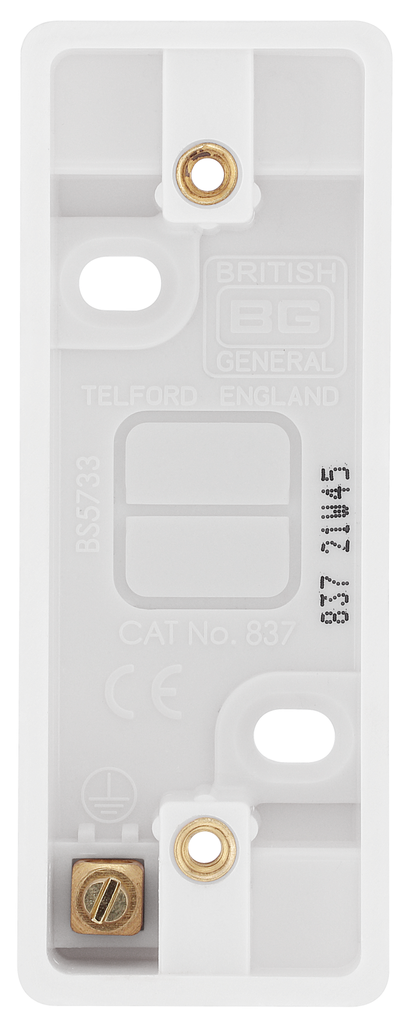 BG Electrical 800 Series - Single architrave surface box 19mm