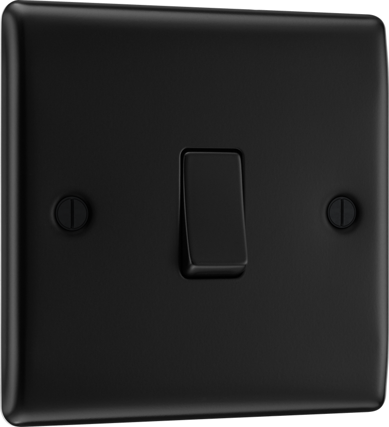 BG Electrical Nexus Metal Matt Black - Intermediate switch