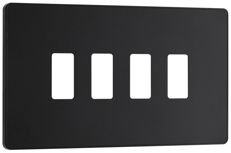 BG Electrical Grid - 4 module, rectangular