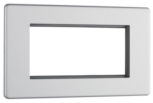 BG Electrical Euro Module - 4 module - rectangular