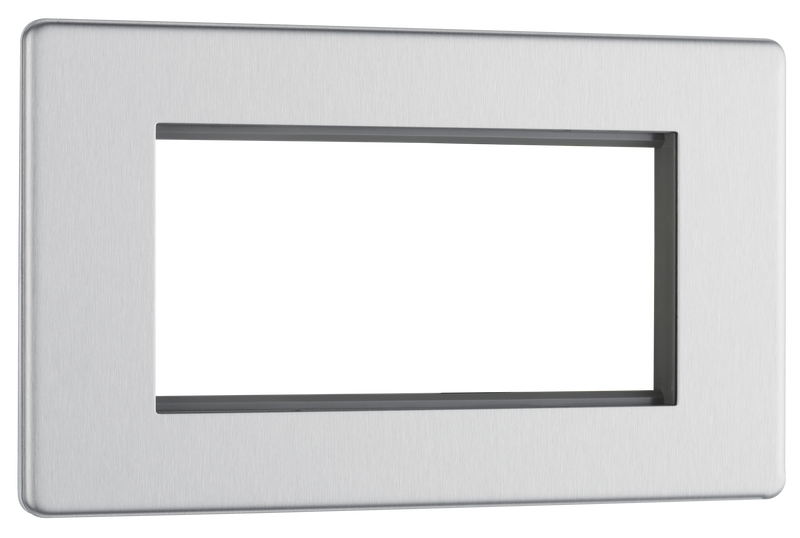 BG Electrical Euro Module - 4 module - rectangular