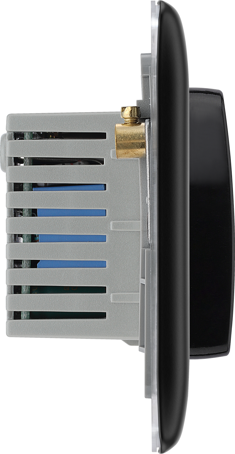 BG Electrical Nexus Metal Matt Black - Hotel key card switch