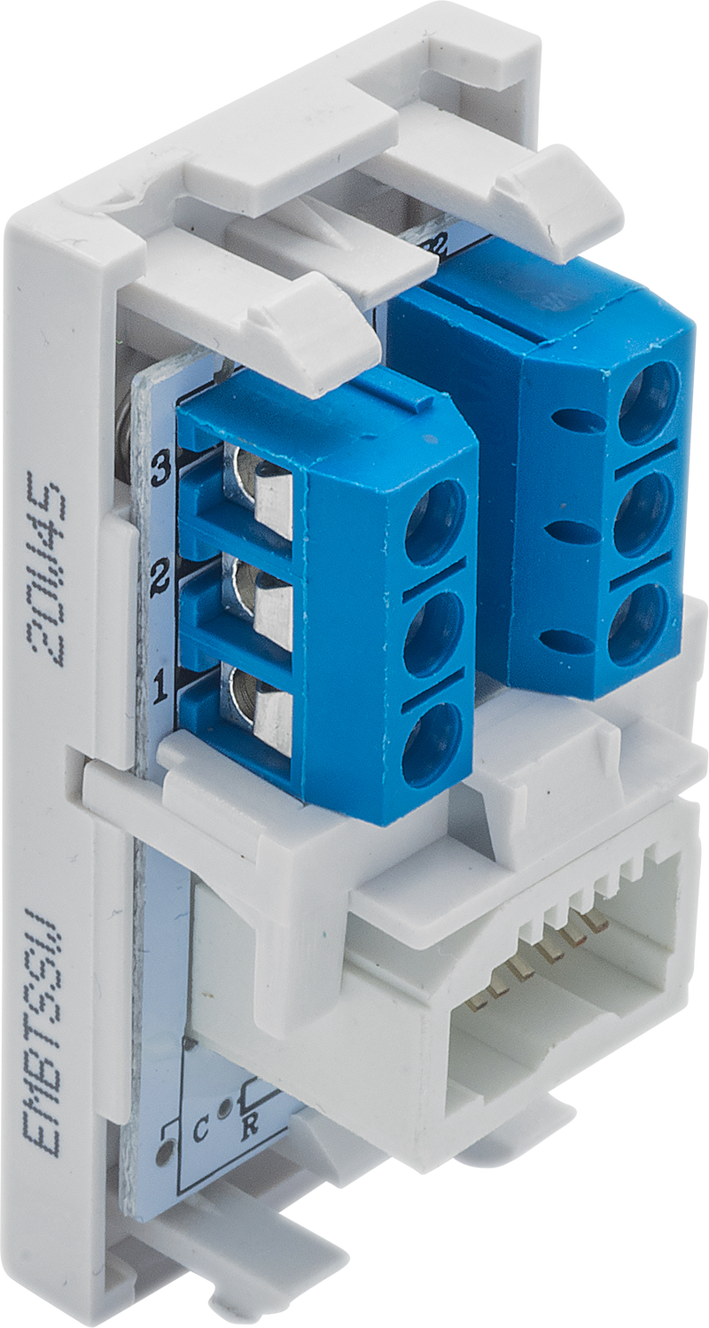 BG Electrical Euro Module - Telephone - BT secondary (screw)