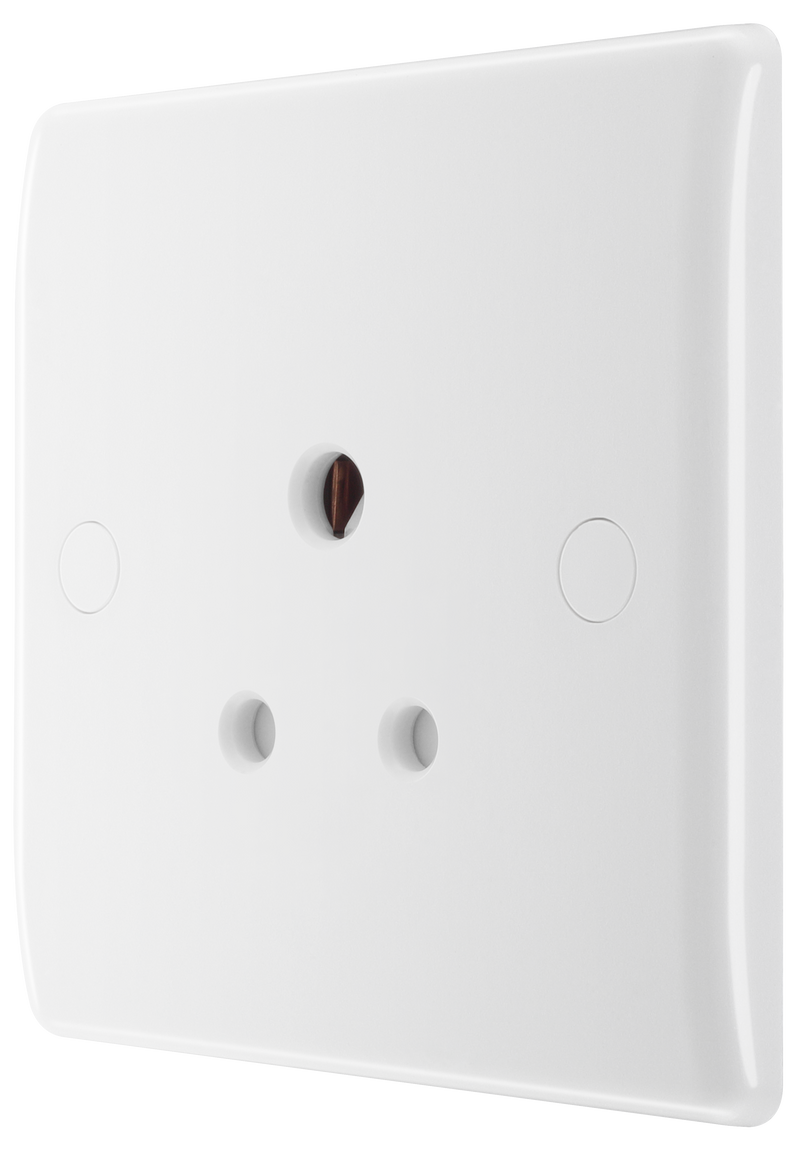 BG Electrical 800 Series - 5A, Single, unswitched, round pin