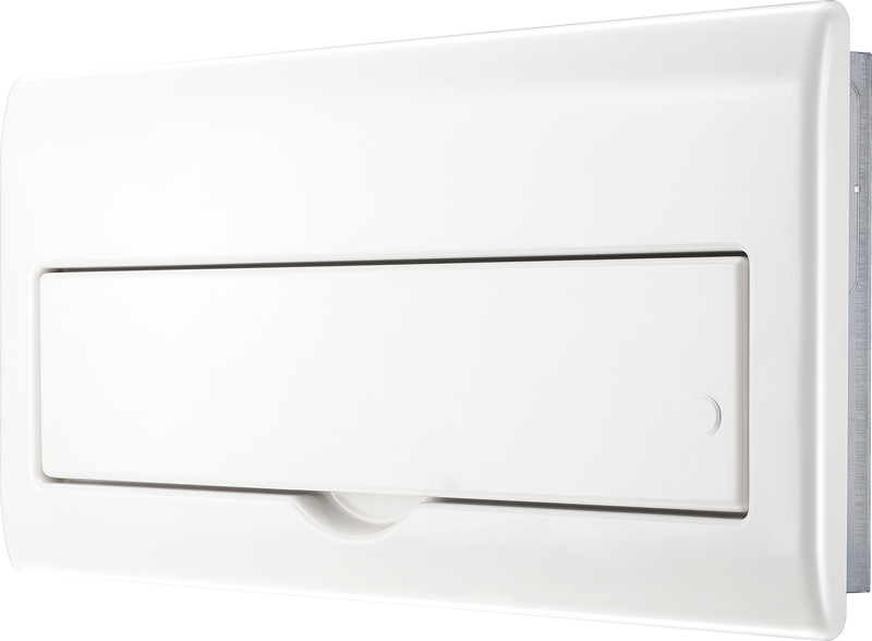 BG Circuit Protection Dual RCD SPD - 22 module, 14 way, 100A Main Switch, 80A/80A Type A RCD, Type 2 SPD
