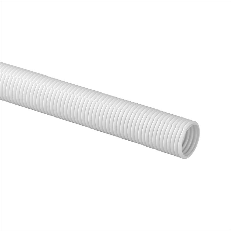 D-Line Cable Tidy - Cable Tidy Tube, White - 1.1m, 32mm dia.