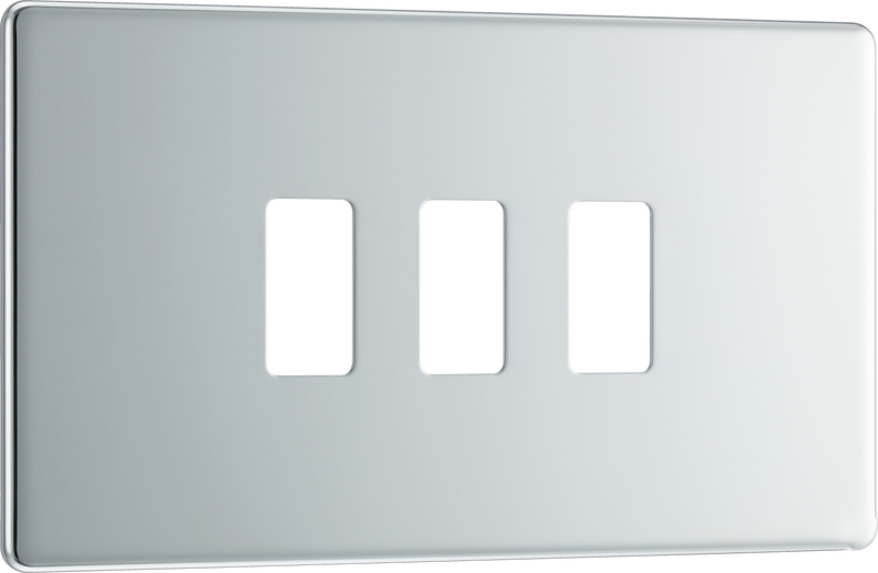 BG Electrical Grid - 3 module, rectangular