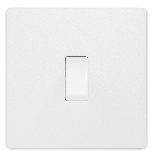 BG Electrical Evolve Pearlescent White - Single, 2 way switch
