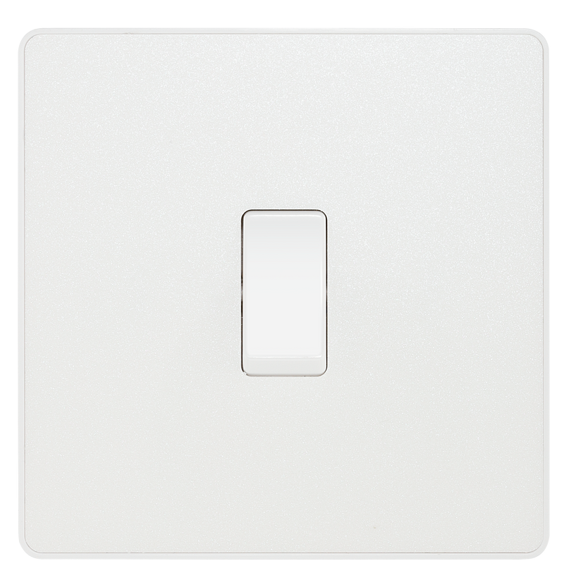 BG Electrical Evolve Pearlescent White - Single, 2 way switch