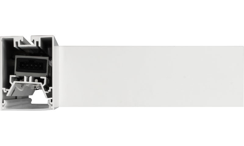 Luceco Contour Suspended - Contour 568mm suspended T connector module 1800lumens with fixed output driver finished in white