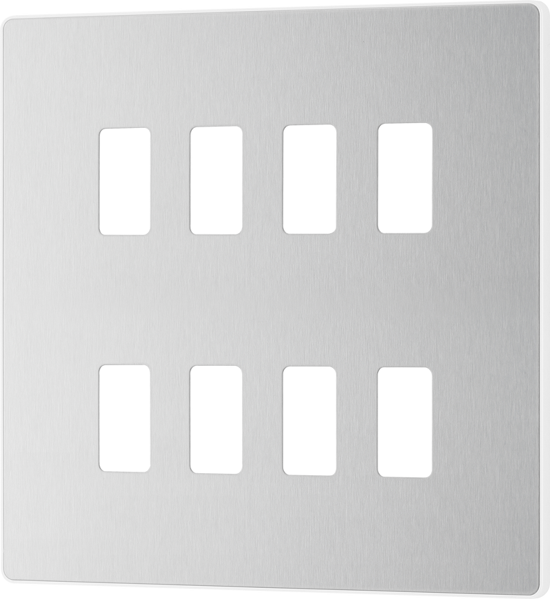 BG Electrical Grid - 8 module, square