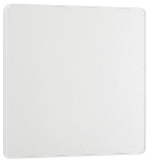 BG Electrical Evolve Pearlescent White - Single, blank plate