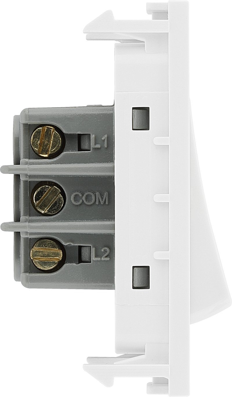 BG Electrical Euro Module - 20 AX 2 way switch