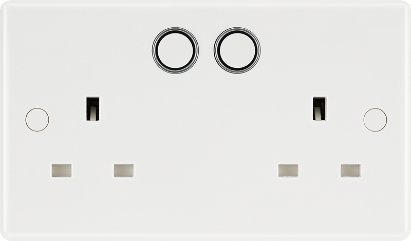 BG Electrical 800 Series - Double, switched, single pole with smart control