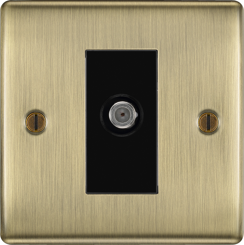 BG Electrical Nexus Metal Antique Brass - Single satellite