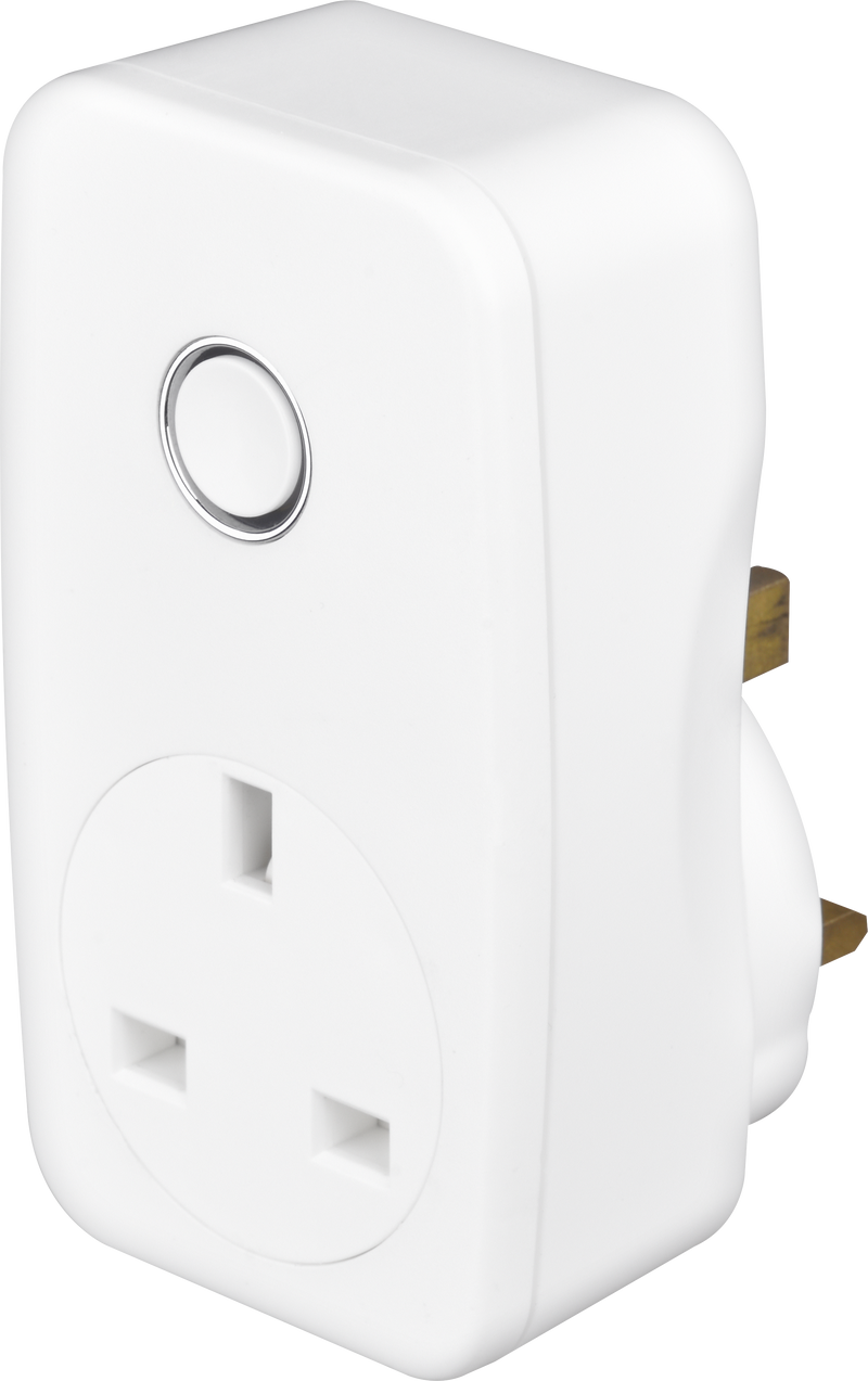 BG Electrical 800 Series - Smart power adaptor, 13A white moulded