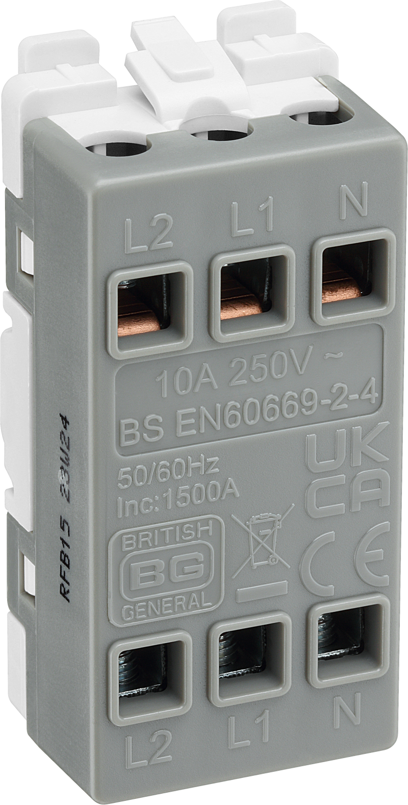 BG Electrical Grid - 3 pole fan isolator