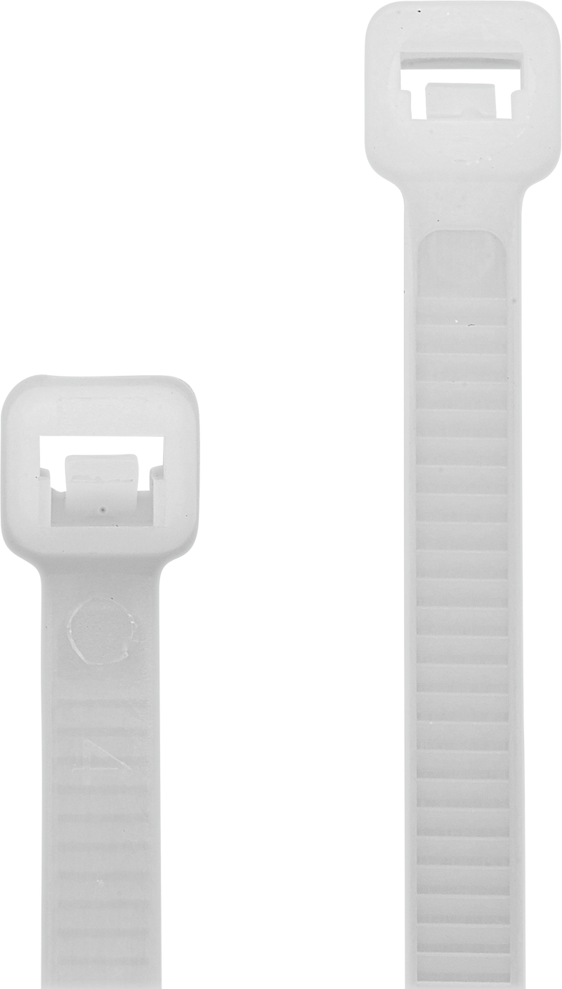 BG Electrical Contractor - Cable Tie, Natural, 300mm x 4.8mm, 100pk