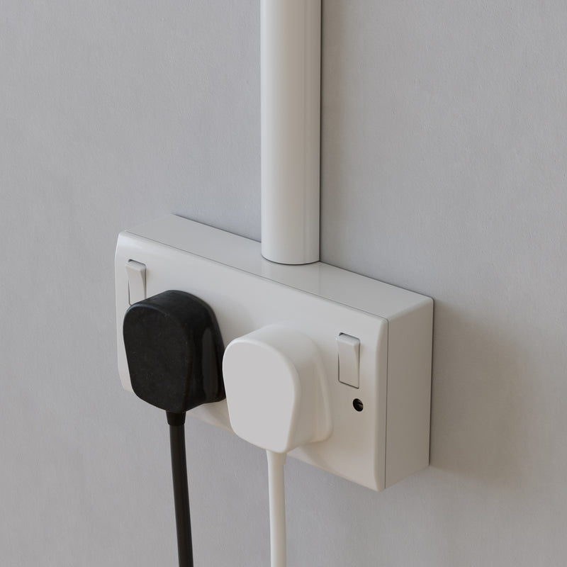 D-Line Trunking - 30x15mm White 3m Self Adhesive Length
