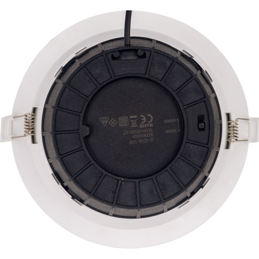 Luceco Carbon Ultra Downlight 15W 1900Lumens IP54 rated 150mm cut-out