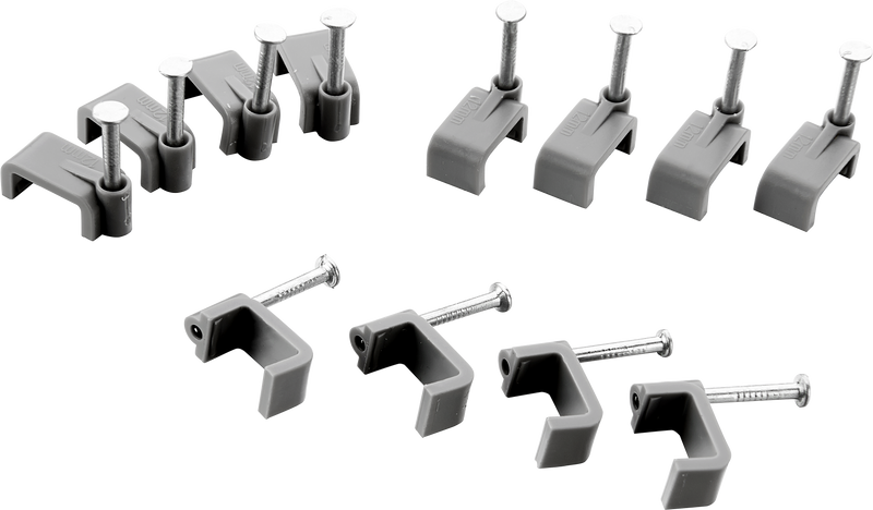BG Electrical Contractor - Twin & Earth cable clips, 4mm, 50pk