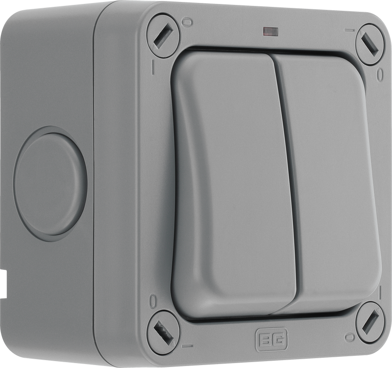 BG Electrical Weatherproof Storm - Double, 2 way, IP66