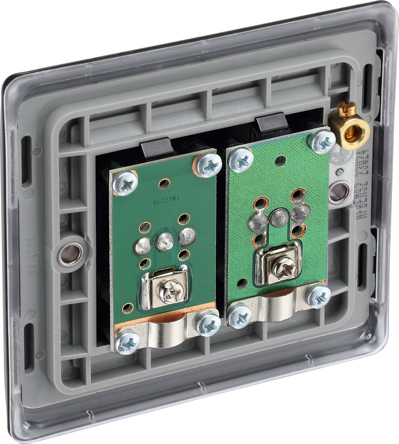 BG Electrical Nexus Metal Matt Black - Double co-axial