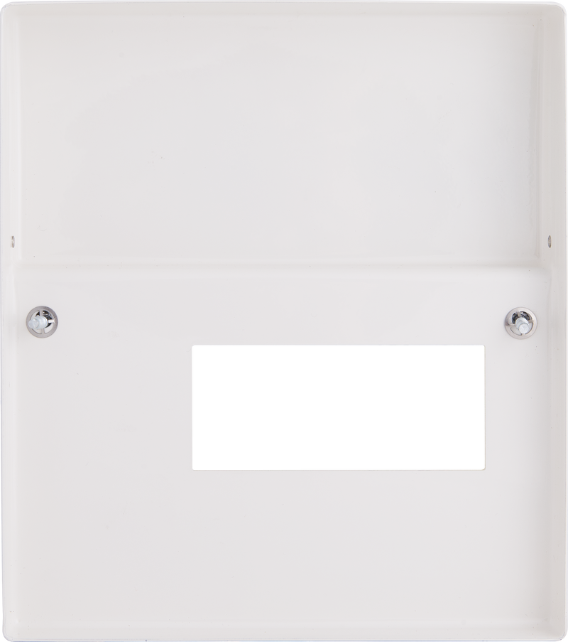 BG Circuit Protection Front Panels - 6 Module, lockable cover with barrel lock