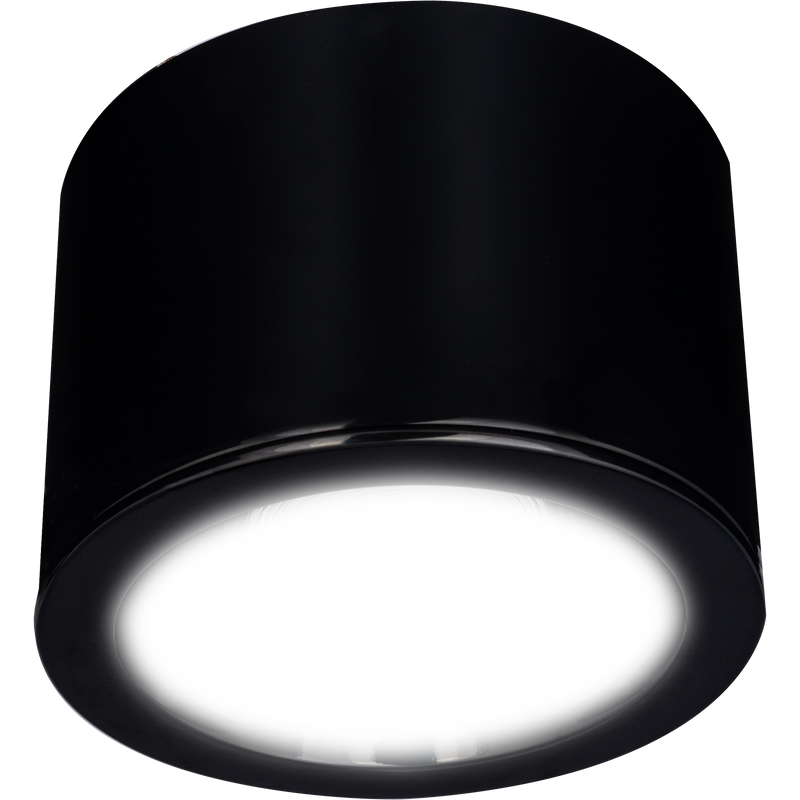 Luceco Platinum Mini Surface - Platinum Mini Surface Downlight Dark Light Reflector RAL 9005 162mm 2800lm 27W 4000K Digital Dimmable