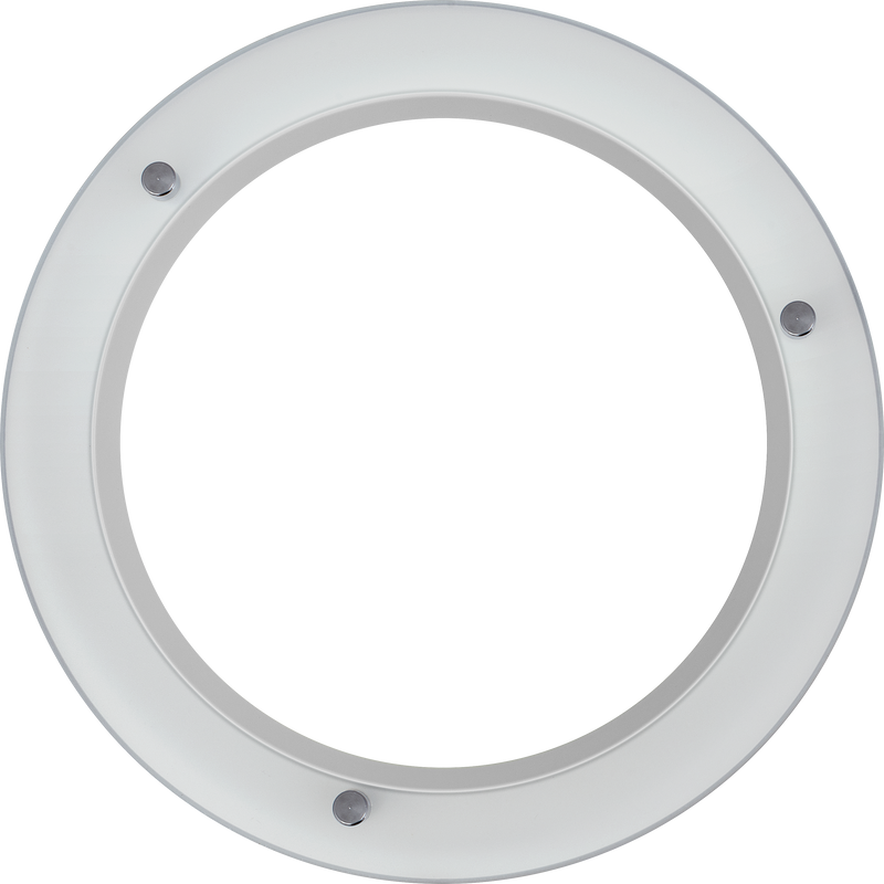 Luceco Platinum - Platinum White + Dropped Glass Halo Bezel