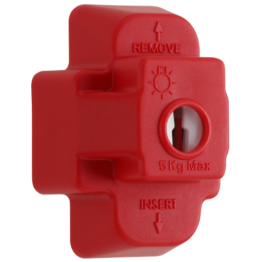 BG Electrical Ceiling Accessories - 4 pin plug - red